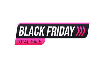 Black friday shopping label on white background. Black Friday tag collection. For art template design, web page, style brochure layout, banner, cover, booklet, print, flyer, book, ad, poster.
