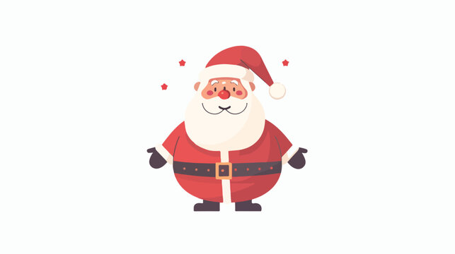 Santa claus for christmas cartoon vector illustration