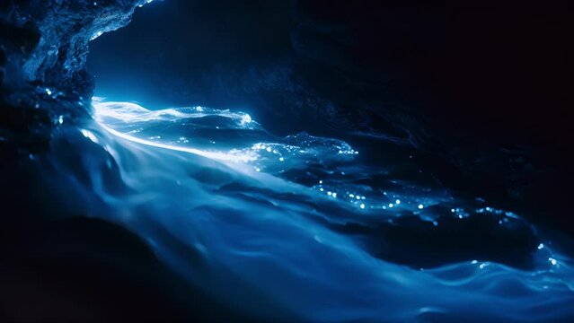 Amidst the bubbling underwater geysers a hidden ecosystem thrives filled with oddities that are rarely seen by human eyes. Electric eels with glowing blue stripes slither