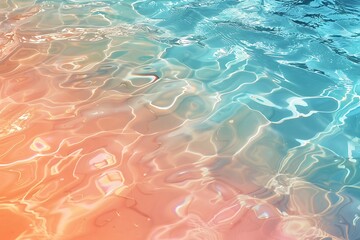 summer abstract colorful sea background, sun in water natural backdrop or texture