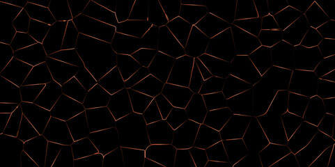 Black crystalized broken glass effect abstract vector tiles design background for desktop - obrazy, fototapety, plakaty