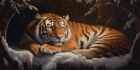 Cute animal in the jungle - obrazy, fototapety, plakaty
