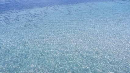 beautiful landscape of ujung genteng beach