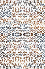 Carpet and Fabric print design with grunge and distressed texture repeat pattern 
