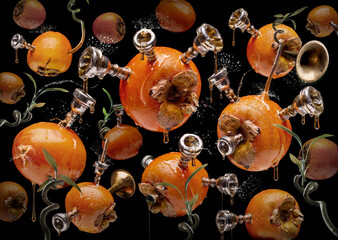 Kakiphonie (aus der Fotoserie "Fruta exotica")