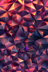 Obraz premium Glossy metallic geometric triangle patterns for background