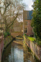 Fototapeta na wymiar Leuven canal