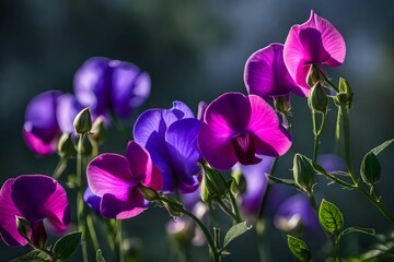 purple crocus flower