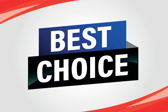 best choice poster banner graphic design icon logo sign symbol social media website coupon

