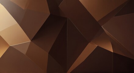 Brown geometry background.