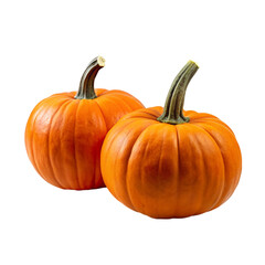 Pumpkin isolated on transparent background.