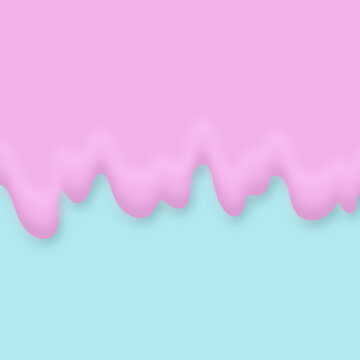 Summer background light blue and pink liquid 