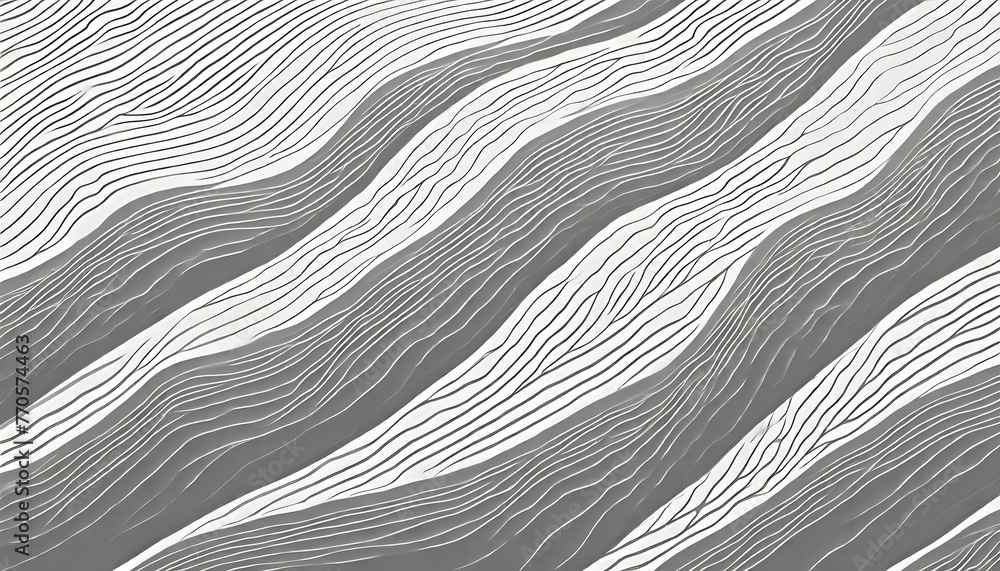 Aufkleber white seamless wave texture pattern background. generative ai.