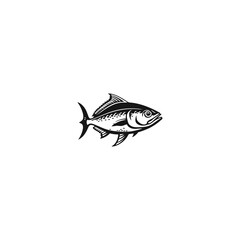 yellow fin tuna logo Modern fresh Tuna Fish Vector for food market and restaurant
