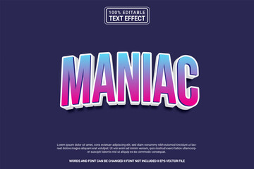 Editable text effect Super sale! 3d cartoon template style modern premium vector