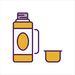 Thermos  icon editable stock vector