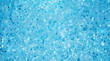 Fototapeta na wymiar Blue glitter sparkle background with shiny light and elegant design for festive celebrations. Blue glitter sparkles scattered on a solid blue backdrop, creating a mesmerizing effect. 