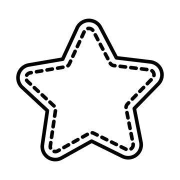 recommend clip art: Starfish line icon