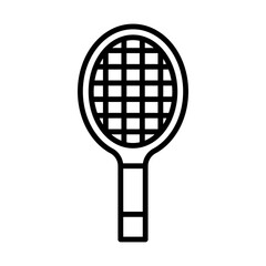 Racket line icon