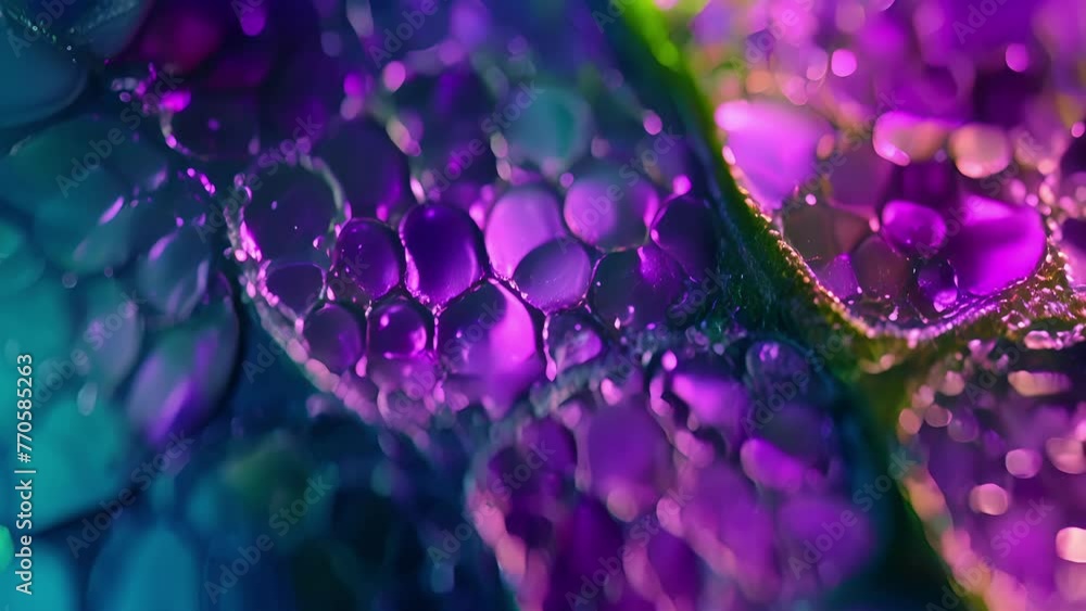Poster a microscope slide revealing the intricate structure of a plant cell highlighting the advanced techn