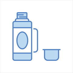 Thermos  icon editable stock vector