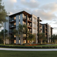 Fototapeta premium Exterior of an Apartment