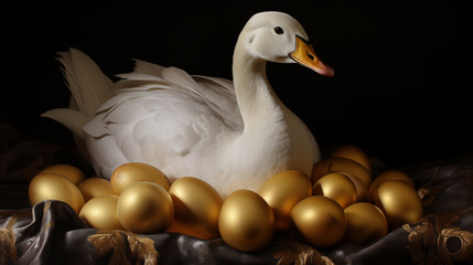 Goose with the Golden Eggs © May Chanikran