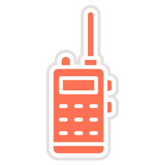 Walkie talkie Vector Icon Design Illustration