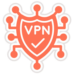 Vpn Vector Icon Design Illustration