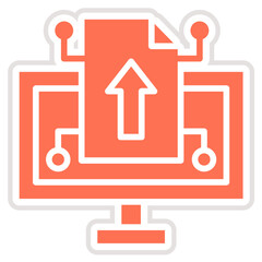 File sharing Vector Icon Design Illustration