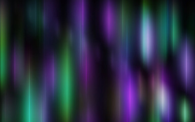 Beautiful abstract colorful background with green and purple lines. Fantastic glow