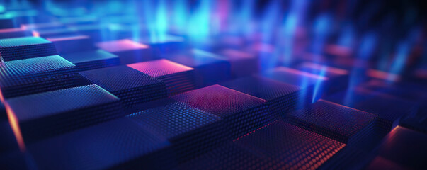 Obraz premium Digital background for tech, AI, data, audio, graphics, and more