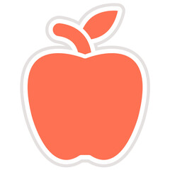 Apple Vector Icon Design Illustration