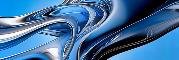 Fluid Elegance: A Visual Symphony of Waves and Curves, Dancing in a Seamless Blend of Color and Light