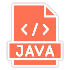 Java Vector Icon Design Illustration