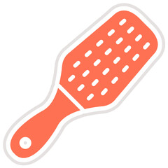 Hair brush Vector Icon Design Illustration