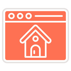 House browser Vector Icon Design Illustration
