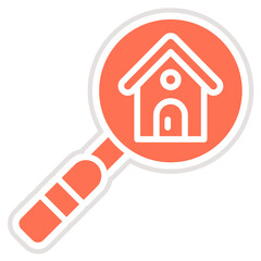 House search Vector Icon Design Illustration