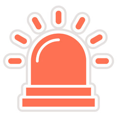 Fire alarm Vector Icon Design Illustration