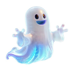 cute glowing ghost