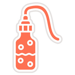 Wash bottle Vector Icon Design Illustration