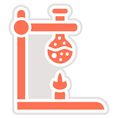 Bunsen burner Vector Icon Design Illustration