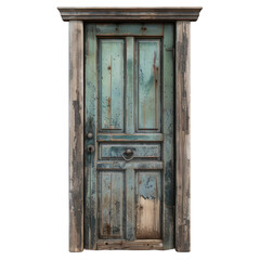 antique wooden door