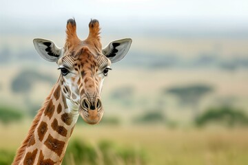 Close-up of a Giraffev