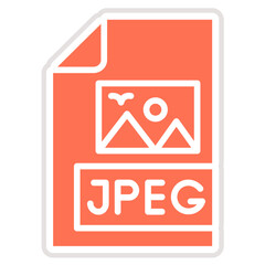 Jpeg file Vector Icon Design Illustration