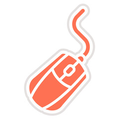 Mouse Vector Icon Design Illustration