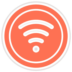Wifi signal Vector Icon Design Illustration