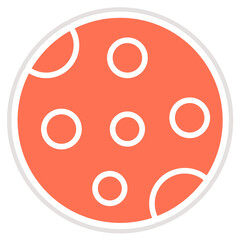 Moon phase Vector Icon Design Illustration