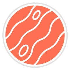 Uranus Vector Icon Design Illustration