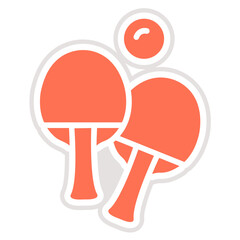 Ping pong Vector Icon Design Illustration
